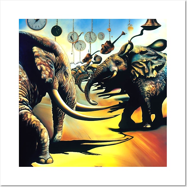 Surreal Elephants. Wall Art by Canadaman99